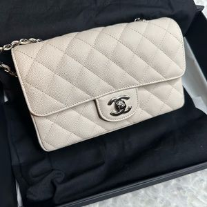 Sold. Chanel Mini Caviar Flapbag